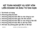 KẾ TOÁN NGHIỆP VỤ GÓP VỐN LIÊN DOANH VÀ ĐẦU TƯ DÀI HẠN 