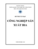 CÔNG NGHIỆP SẢN XUẤT BIA