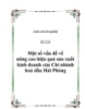 Đề tài “Một số vấn đề về nâng cao hiệu quả sản xuất kinh doanh của Chi nhánh hoá dầu Hải Phòng “