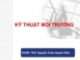 KỸ THUẬT MÔI TRƯỜNG