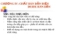 ĐIỆN TỬ CƠ BẢN (Giang Bích Ngân) - CHƯƠNG 4