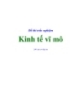 Đề thi trắc nghiệm Kinh tế vĩ mô 240 câu có đáp án