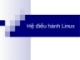 Hệ điều hành Linux