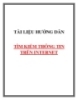 Tài liệu hướng dẫn tìm kiếm thông tin trên Internet
