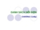 CÂU TRÚC DỮ LIỆU VÀ GIẢI THUẬT - CHƯƠNG 3 (tiếp) DANH SÁCH NỐI ĐƠN
