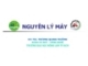 Bài giảng Nguyên lý máy: Chương 1 - ThS. Trương Quang Trường
