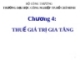 Bài giảng Thuế ứng dụng: Chương 4 - ThS. Văn Thị Quý