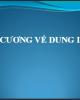 Bài giảng Đại cương về dung dịch