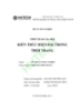 Đồ án tốt nghiệp: Thời trang dạ hội kiến trúc hiện đại trong thời trang