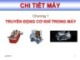 Bài giảng Chi tiết máy - Chương 1: Truyền động cơ khí trong máy