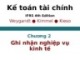 Bài giảng Nguyên lý kế toán: Chương 2