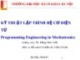 Bài giảng Kỹ thuật lập trình hệ cơ điện tử: Chương 11 - TS. Đặng Thái Việt